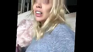blonde shemale delia fucks a biological girl