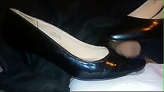 beautiful girl sex heel shoes