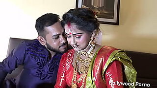 indian couple honeymoon passionate kissing