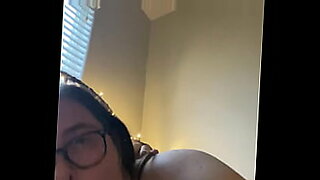 licking glasses off her asshole