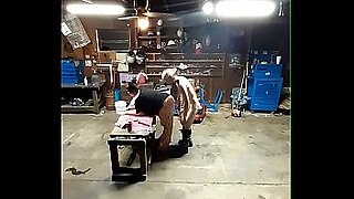 real japanese anal fucking in the garage