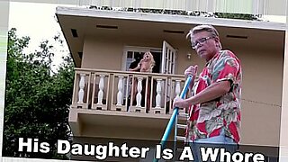 dad touches teen daughter