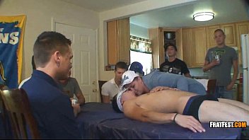 frat house forced cock suck