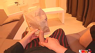 milf in stockings getting her asshole fingered sucking cock fucked in doggy 2 young guys on the bed