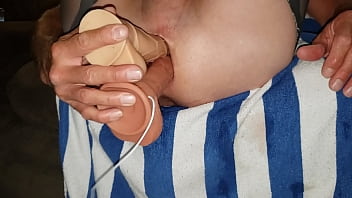 mature wife dildoing
