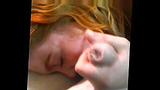 redhead girl taking facial cumshot after a doggy fuck