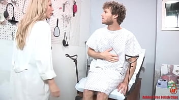 bdsm insertion of proctoscope by doctor gay
