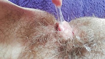bbw fucks wet hairy pussy with toy