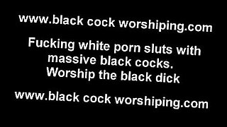 black whit cock cum