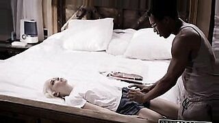 agness and karina watching a big black cock white slave