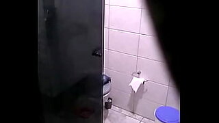 cute indian stripping for bf in bathroom