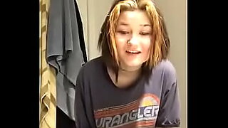 young blonde busty teen caught on camera masturbates fucks dick