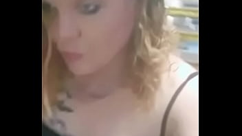 very hot brunette flashes tits and pussy in public