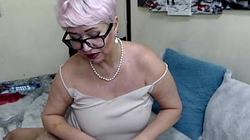 blonde plays with her dildo vibrator hd