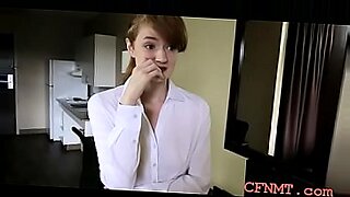 cash turns brunette into a cock slut who gets on her knees