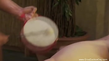 sister gives brother nuru massage anal