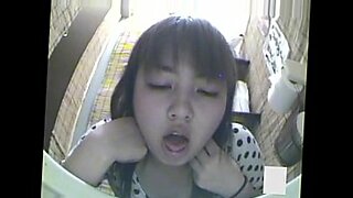 cute korean girl dancing in webcam show