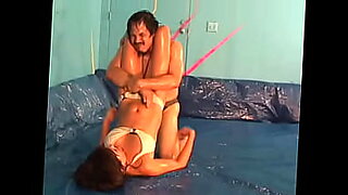 hardcoere flexible nude oil wrestling