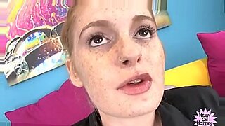 hot teen ginger bouncing titties fucking with facial cumshot