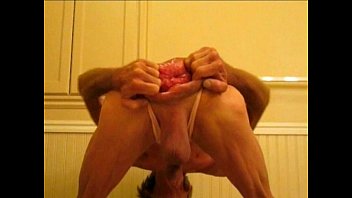 teasing tied up man stroking sucking cock head until massive cum explodes into mouth