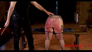 hard caning and whipping